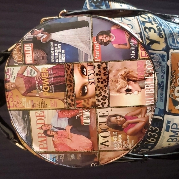 MICHELLE Obama Round studded Purse - Picture 2 of 3